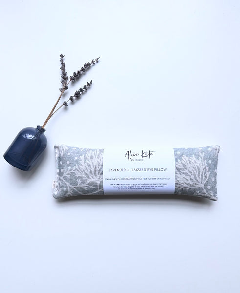 Eye Pillow Fidra - Rain Blotch on Ivory