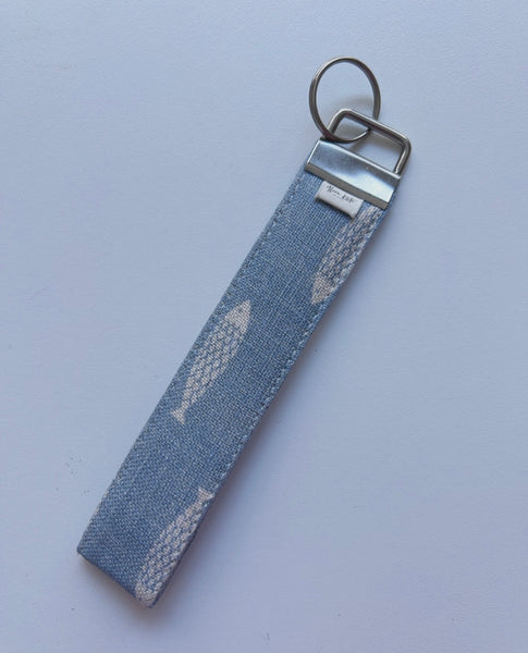Wristlet Fish - Weathered Blue