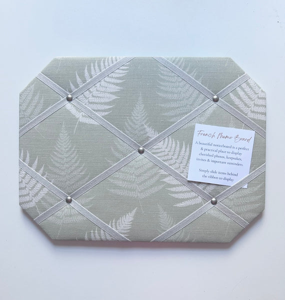 French Memo Board ~ Ferns, Soft Moss