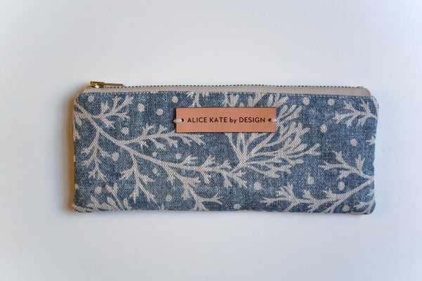 Fidra, Mussel Blotch on Dune Zipper Pouch