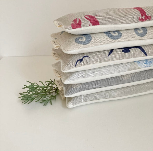 Eye Pillow Seagulls - Gustavian Gray