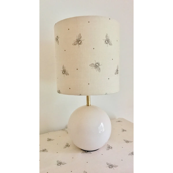 Peony & Sage Just Bees Linen Lampshade