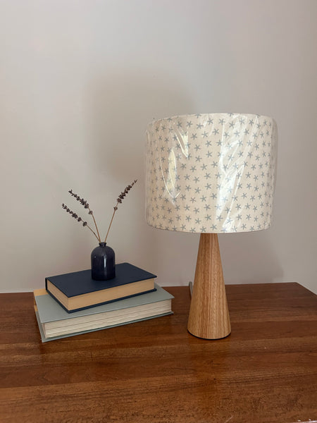 Shade + Base - Starfish, Blue Gray on Ivory