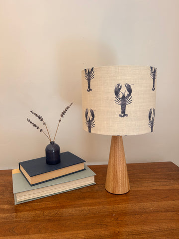 Shade + Base - Lobster, Blue on Stone