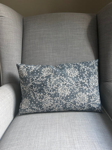 Fidra Pillow - Mussel Blotch on Ivory