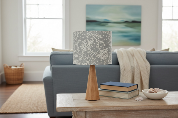 Shade + Base - Fidra, Rain Blotch on Ivory