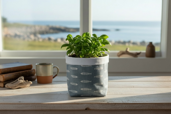 Fabric Pot ~ Pez Fish