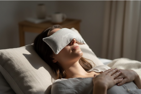 Eye Pillow Seagulls - Gustavian Gray