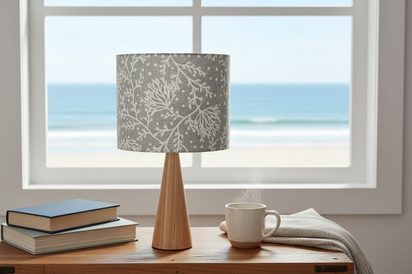 Shade + Base - Fidra, Rain Blotch on Ivory