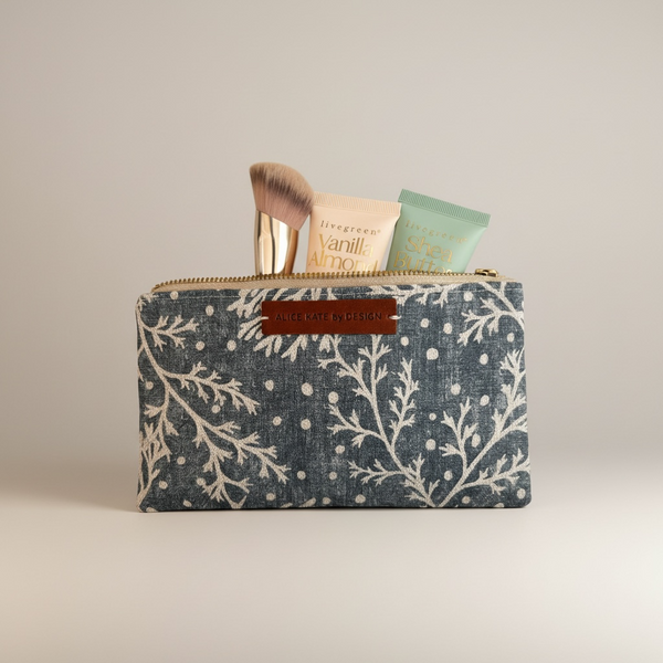 Fidra, Mussel Blotch on Dune Zipper Pouch