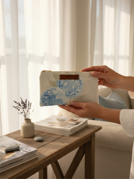 Hydrangea, Zipper Pouch