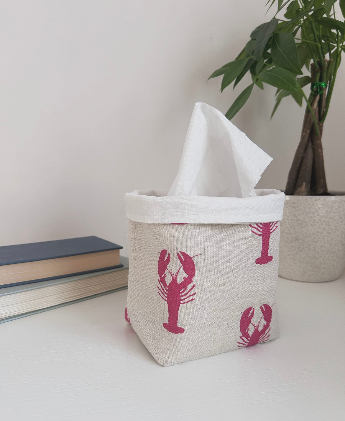 Fabric Pot ~ Red Lobster