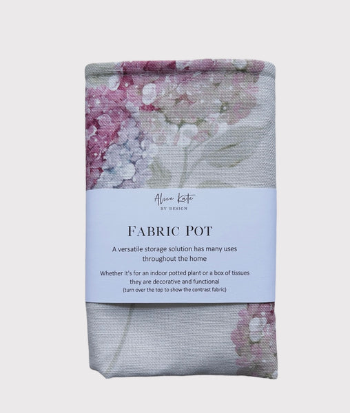 Fabric Pot ~ Hydrangea