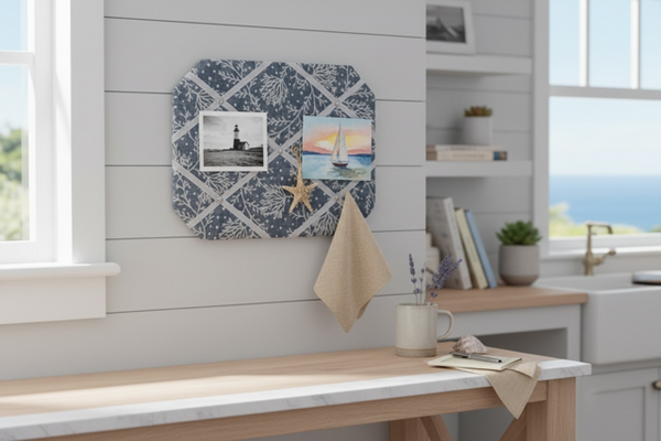 French Memo Board ~ Fidra Mussel on Blotch