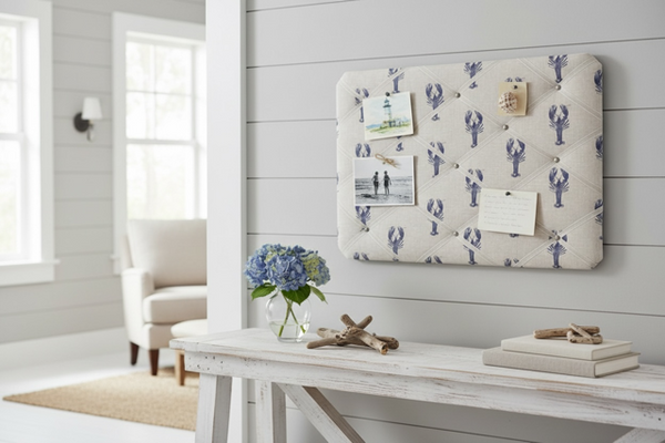 French Memo Board ~ Blue Lobster Pot